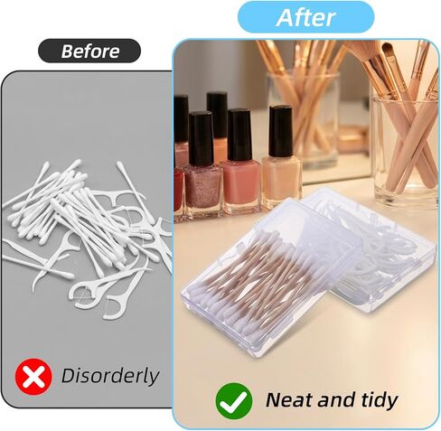 4Pcs Small Plastic Box 10x7x1.8cm Small Mini Storage Containers with Lids Mini Rectangle Clear Box Case Organizer Travel Floss Picks Case for Collecting Beads Jewelry Cards Buttons Crafts Accessorie in Saudi Arabia