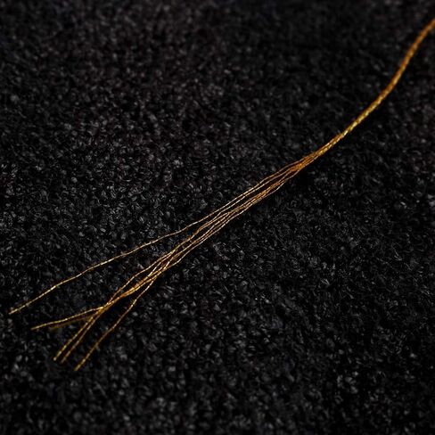 Pengxiaomei 218 Yards/656 Feet Metallic Cord Gold Twine, 2 Spool Gold Thread String for Bracelet Making Jewelry Making Thread Gold Craft String Tinsel String Craft Making Cord(0.5mm) in Saudi Arabia