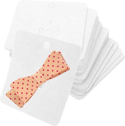TEHAUX Brooch Cardboard Display Cards 200Pcs 2.76X2.76 Inch White Jewelry Holder for Pins Hair Clips Earrings Necklaces Accessories in Saudi Arabia