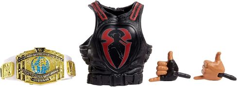مجموعة WWE MATTEL Roman Reigns Elite Collection شخصية فاخرة مع تفاصيل واقعية للوجه، ومعدات حلقية مميزة وإكسسوارات in Kuwait