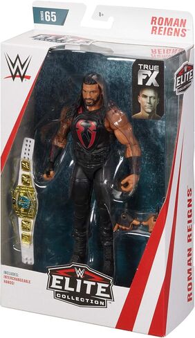 مجموعة WWE MATTEL Roman Reigns Elite Collection شخصية فاخرة مع تفاصيل واقعية للوجه، ومعدات حلقية مميزة وإكسسوارات in Kuwait