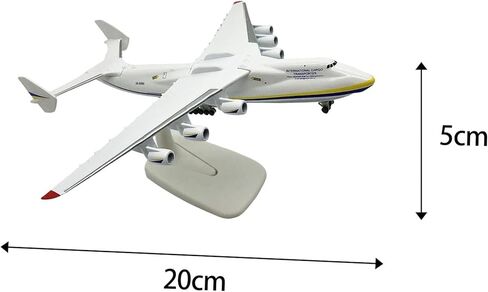 نموذج طائرة من سبيكة أنتونوف AN-225 أوكرانيا بمقياس 1/400، طائرة دييكاست، مثالية للديكور القابل للتجميع، زينة الهدايا، مع حامل عرض in Saudi Arabia