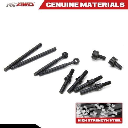 أعمدة قيادة RCAWD لعربة الطاقة FMS FCX24، وSmasher، وK5 Blazer وFCX18 LC80 Land Cruiser 80 ترقيات، وأعمدة محاور CVD الأمامية وعظام الكلاب الخلفية ومحاور كعب، أجزاء 1/24 1/18 in Saudi Arabia
