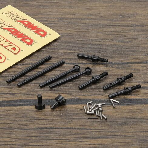 أعمدة قيادة RCAWD لعربة الطاقة FMS FCX24، وSmasher، وK5 Blazer وFCX18 LC80 Land Cruiser 80 ترقيات، وأعمدة محاور CVD الأمامية وعظام الكلاب الخلفية ومحاور كعب، أجزاء 1/24 1/18 in Saudi Arabia