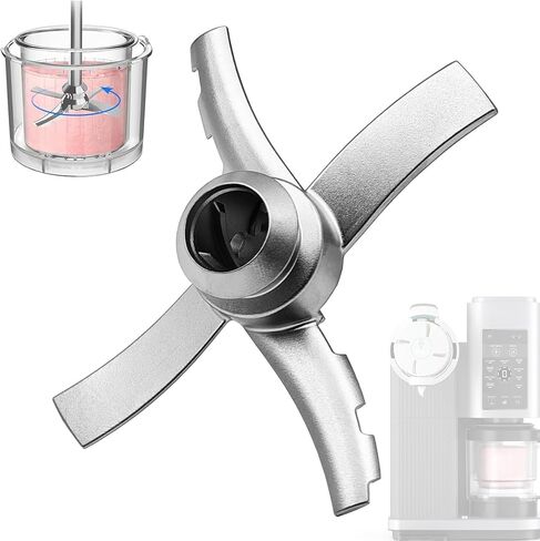 Replacement Paddle Blade Compatible with Ninja CREAMi Swirl Ice Cream & Soft Serve Maker NC701 NC700 NC701C Series, for Ninja Swirl Blade Replacement Parts Accessories, Stainless Steel, Silver in Kuwait