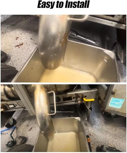 A2510101 1.25 منحني خارج استنزاف تركيب استنزاف تمديد الأنابيب المناسب ل Pitco Anets Solstice Fryer Frymaster 813-0188 استنزاف Anets P9313-60 تمديد الحلمة in Kuwait