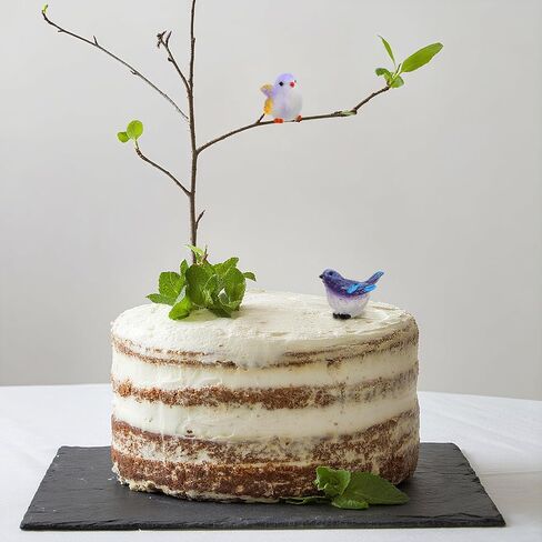 50 Pcs Mini Realistic Bird Figurines, Miniature Resin Bird Statues, Tiny Vivid Animal Model, Micro Landscape Fairy Garden Accessories, Fake Cute Birds Figurines for Craft Dollhouse Cake Topper in Saudi Arabia