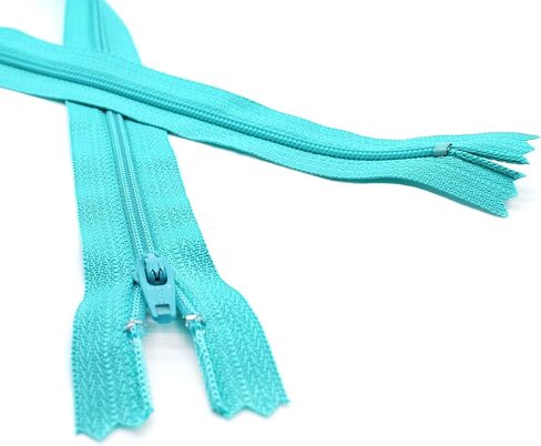 YKK 22 بوصة ~ مجموعة متنوعة من الألوان (25 سحابًا) للملابس والحقائب ومشاريع الخياطة والحرف + قطعة من شريط سحاب مخصص مصنوع في الولايات المتحدة الأمريكية in Kuwait