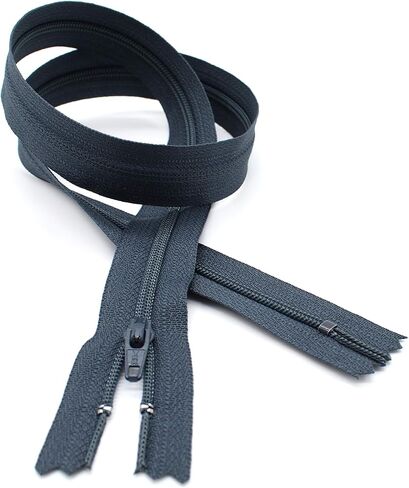YKK 22 بوصة ~ مجموعة متنوعة من الألوان (25 سحابًا) للملابس والحقائب ومشاريع الخياطة والحرف + قطعة من شريط سحاب مخصص مصنوع في الولايات المتحدة الأمريكية in Kuwait