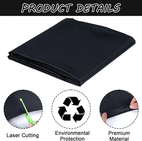 120" x 47" Bulletin Board Fabric Black Polyester Photography Background Black Class Fabric for Classroom Bulletin Board Background Decor Pillows Curtains Crafts Back to School Classroom Decor in Saudi Arabia