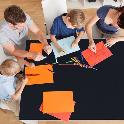 120" x 47" Bulletin Board Fabric Black Polyester Photography Background Black Class Fabric for Classroom Bulletin Board Background Decor Pillows Curtains Crafts Back to School Classroom Decor in Saudi Arabia