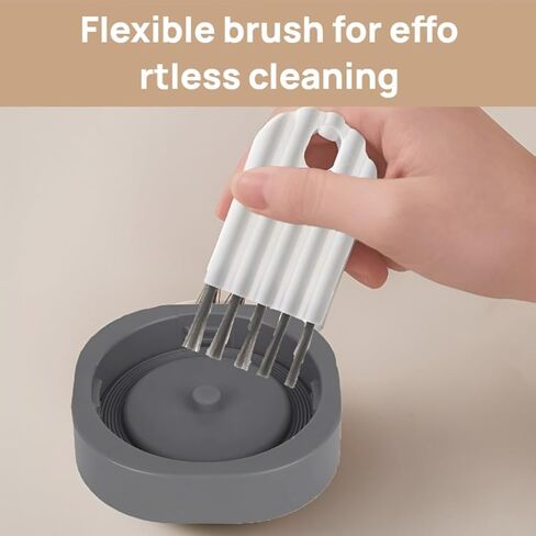 Blade Cover and Vessel Cap Compatible with Ninja BC100 & BC151 Portable Blenders, Replacement Accessories, Leakproof, Dishwasher Safe (Gray) in Saudi Arabia