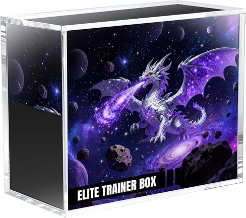 Mcbazel Acrylic Display Case Protector for Elite Trainer Box, 5mm Thick Clear Magnetic ETB Case Holder with UV Protection Compatible with PKMN Elite Trainer Boxes in Saudi Arabia