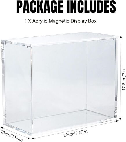 Mcbazel Acrylic Display Case Protector for Elite Trainer Box, 5mm Thick Clear Magnetic ETB Case Holder with UV Protection Compatible with PKMN Elite Trainer Boxes in Saudi Arabia