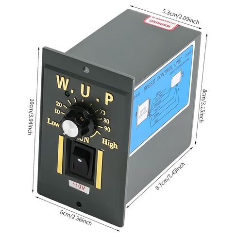 110V 90W 27RPM Ac Gear Motor Electric Single-Phase Motor with Variable Speed Adjustable Controller Governor Geared Motor and Adjustable Speed Controller Combo (50K) in Saudi Arabia