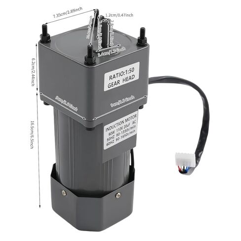 110V 90W 27RPM Ac Gear Motor Electric Single-Phase Motor with Variable Speed Adjustable Controller Governor Geared Motor and Adjustable Speed Controller Combo (50K) in Saudi Arabia
