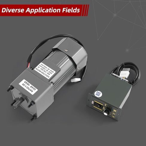 110V 90W 27RPM Ac Gear Motor Electric Single-Phase Motor with Variable Speed Adjustable Controller Governor Geared Motor and Adjustable Speed Controller Combo (50K) in Saudi Arabia