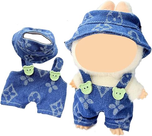 A Cute Suit for 17cm Dolls,Two-Piece Set,just are a Lovely Princess Dress and a Bow, for Labubu (red) in Saudi Arabia