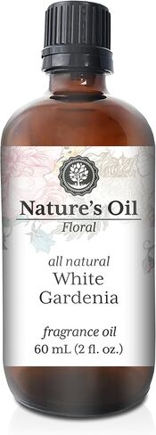 Nature's Oil All Natural White Gardenia Fragrance Oil, 60mL, 100% Natural, Phthalate, Paraben, SLS + SLES Free, 100% Vegan, Cruelty Free in Saudi Arabia