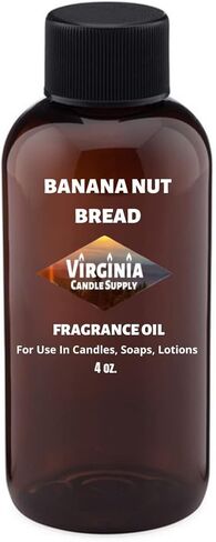 Banana Nut Bread Fragrance Oil (4 oz Bottle) for Candle Making, Soap Making, Tart Making, Room Sprays, Lotions, Car Fresheners, Slime, Bath Bombs, Warmers… in Saudi Arabia
