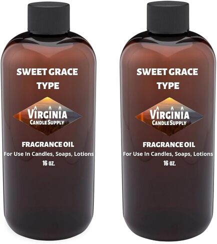 زيت عطري من نوع Sweet Grace (إصدارنا من اسم العلامة التجارية) (زجاجة سعة 32 أونصة) لصنع الشموع، وصناعة الصابون، وصناعة التارت، وبخاخات الغرف، والمستحضرات، ومعطرات السيارات، ومنظفات الغسيل، ومنعم الأقمشة in Saudi Arabia