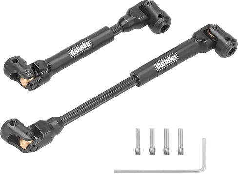 CVD Drive Shaft, daitoku Universal Joint Center Drive Shaft 84mm-105mm for 1/10 Axial SCX10 Trx4 SCX10II 90046 Wraith D90 TF2 Redcat Gen7 GEN8 RC Crawlers (2PCS) in Saudi Arabia