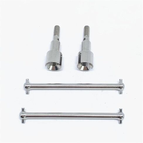 KingVal Replacement Metal Front and Rear Drive Shaft Combo RC Parts Compatible with JJRC Q117-A PRO Q117-B PRO Q117-C PRO Q117-D PRO RC Car in Saudi Arabia