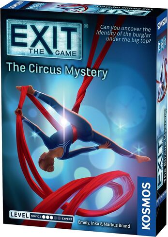 الخروج: لغز السيرك | لعبة تفاعلية، لعبة غرفة الهروب التعاونية، 1-4 لاعبين، حل الألغاز والجريمة، كرنفال، لعمر 12 عامًا فما فوق، للأطفال والكبار، من كوزموس in Saudi Arabia