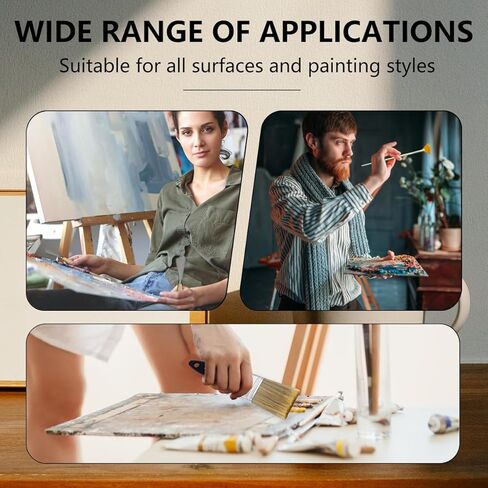 Brushes for Oil Painting Painting Knife Set 5pcs Stainless Steel Palette Knives Background Blender Brush and Fan Blender Artist Brush 2 &1inch Landscape Brushes for Oil Canvas Acrylic Painting in Saudi Arabia