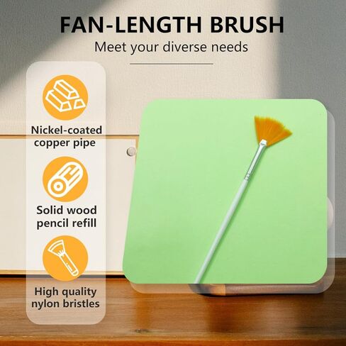 Brushes for Oil Painting Painting Knife Set 5pcs Stainless Steel Palette Knives Background Blender Brush and Fan Blender Artist Brush 2 &1inch Landscape Brushes for Oil Canvas Acrylic Painting in Saudi Arabia