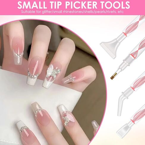 Mabor 19Pcs Diamond Dot Pen with Tray, Glue Clay, and Plastic Various Replacement Tips, 5D Diamond Art Pens Tools with Dual-Ended Drill Pen Accessories for Adults DIY Nail Art Crafts in Saudi Arabia