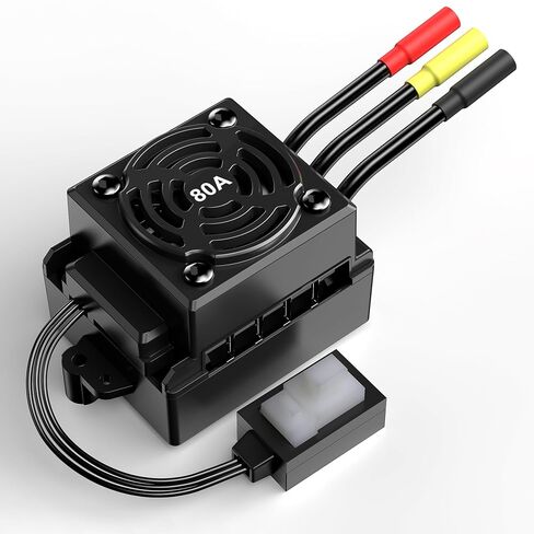 Hosim Brushless 80A ESC RC Car Parts for Hosim X17/X25/X27 Models 1/8 Scale Hobby RC Truck (Parts No.X25-DT85) in Saudi Arabia