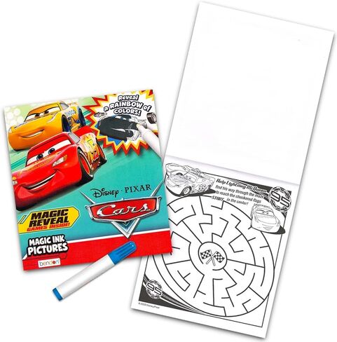 Disney Magic Ink Coloring Book Set - Bundle with 6 Imagine Ink Books for Boys Kids Toddlers Featuring Cars, Toy Story, and Lion Guard with Invisible Ink Pens in Saudi Arabia
