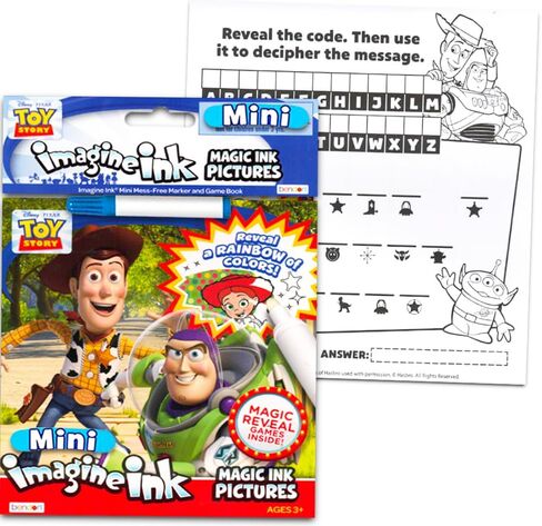Disney Magic Ink Coloring Book Set - Bundle with 6 Imagine Ink Books for Boys Kids Toddlers Featuring Cars, Toy Story, and Lion Guard with Invisible Ink Pens in Saudi Arabia