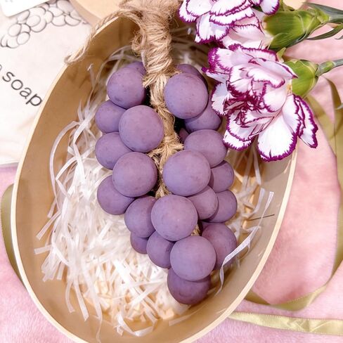Grape Soap Making Kit,Handmade Soap Grape Mould,Hemp Rope，Tweezers，Can be Given as A Gift in Kuwait