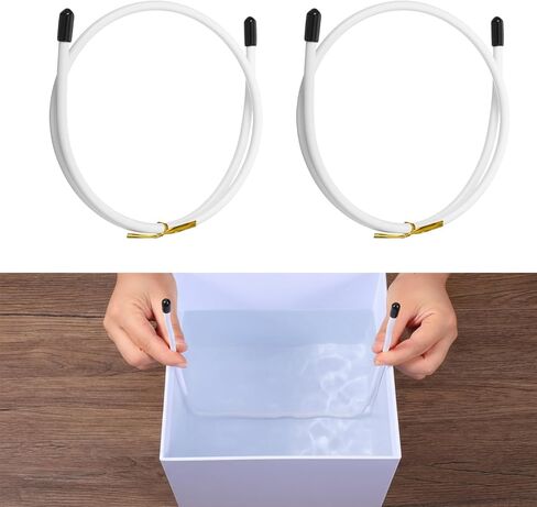 2Pcs Flexible Soap Swirl Tools, Soap Swirl Tools Bendable Soaps Making Tool Supplies 25.6" Hanger Swirls Wire for Cold Process Soaps, Hanger Swirls Tool for Adjustable Hangers Wire for Molds Up to 18" in Saudi Arabia