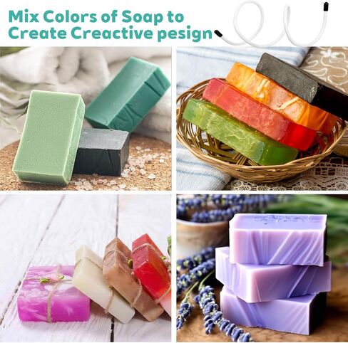 2Pcs Flexible Soap Swirl Tools, Soap Swirl Tools Bendable Soaps Making Tool Supplies 25.6" Hanger Swirls Wire for Cold Process Soaps, Hanger Swirls Tool for Adjustable Hangers Wire for Molds Up to 18" in Saudi Arabia