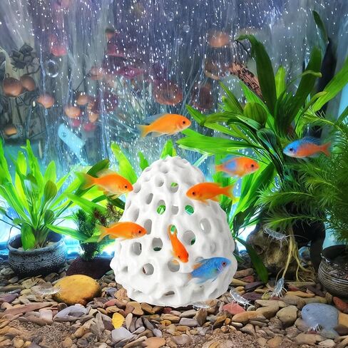 Shrimp Hide Shrimp Hides for Aquarium Betta Habitat Fish Tanks Tunnel with Suction Cup Aquarium Fishes Hideout Ornament Accessories for Small Fish Guppy in Saudi Arabia