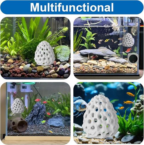 Shrimp Hide Shrimp Hides for Aquarium Betta Habitat Fish Tanks Tunnel with Suction Cup Aquarium Fishes Hideout Ornament Accessories for Small Fish Guppy in Saudi Arabia