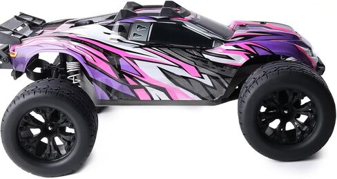 Preglued 12mm Hex RC Wheels Tires 1/10 Scale RC Truck Tires and Wheels 2.8" MT Tyres for Traxxas Rustler Stampede 2WD 4x4 VXL Hoss E-Revo Redcat Volcano EPX Riaario Amoril 1-10 RC Monster Truck in Saudi Arabia