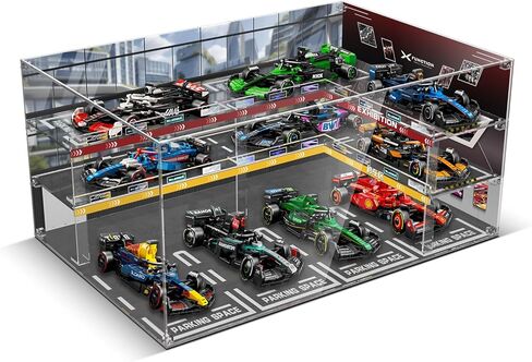 Acrylic Display Case for Lego Speed Champions Ultimate Formula 1 Collector's Pack, Dust-Proof Protective Showcase Box for F1 Model Car Kit (Model Car NOT Included) in Kuwait