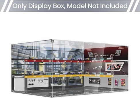 Acrylic Display Case for Lego Speed Champions Ultimate Formula 1 Collector's Pack, Dust-Proof Protective Showcase Box for F1 Model Car Kit (Model Car NOT Included) in Kuwait