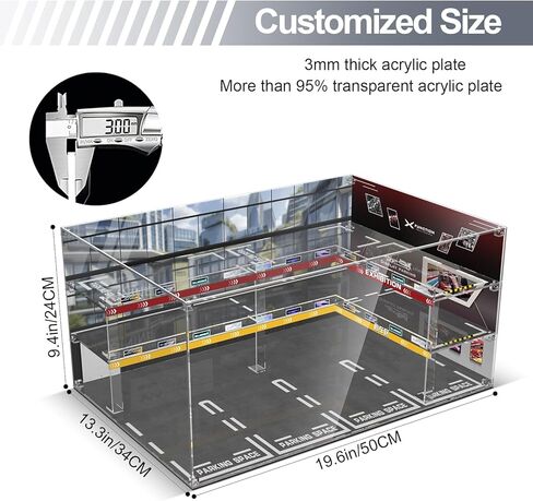 Acrylic Display Case for Lego Speed Champions Ultimate Formula 1 Collector's Pack, Dust-Proof Protective Showcase Box for F1 Model Car Kit (Model Car NOT Included) in Kuwait