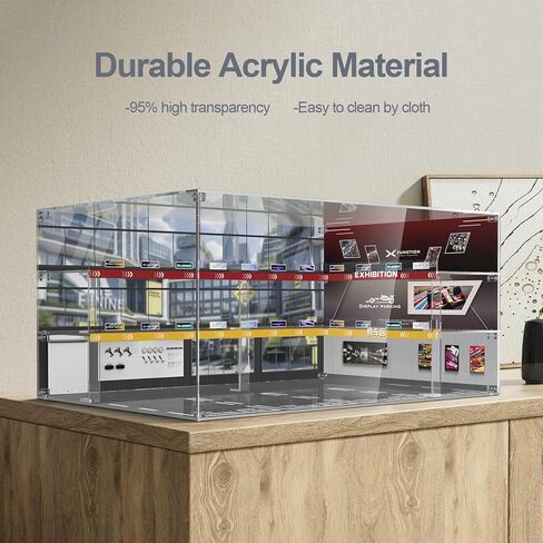 Acrylic Display Case for Lego Speed Champions Ultimate Formula 1 Collector's Pack, Dust-Proof Protective Showcase Box for F1 Model Car Kit (Model Car NOT Included) in Kuwait