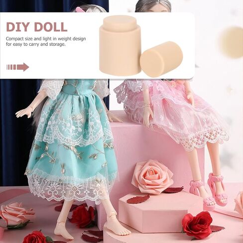 Generic 1/6 مقياس DIY دمية الرقبة موصل لملحقات نموذج الجندي اليدوية المدمجة 0.59 بوصة دعم الرقبة المشتركة لصياغة الدمية وتوريد الألعاب in Kuwait