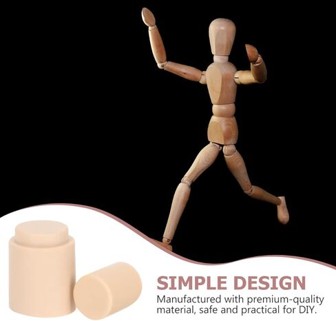 Generic 1/6 مقياس DIY دمية الرقبة موصل لملحقات نموذج الجندي اليدوية المدمجة 0.59 بوصة دعم الرقبة المشتركة لصياغة الدمية وتوريد الألعاب in Kuwait