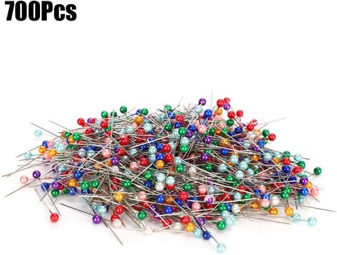 Zerodis Sewing Pins Color Sewing Pearl Pin Pearlized Ball Head Quilting Pins Multicolor Corsage Stick Pin for Household DIY Patch Work Handmade Quilting and Stationery Other in Saudi Arabia