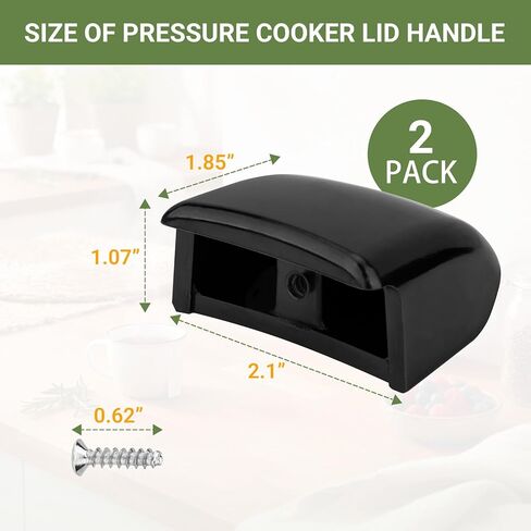 85803 Pressure Cooker Cover Handle Replacement for Presto Pressure Canner, Fits for 13-22 Quart Pressure Canner 01781, 0178005(2 Pack) in Saudi Arabia