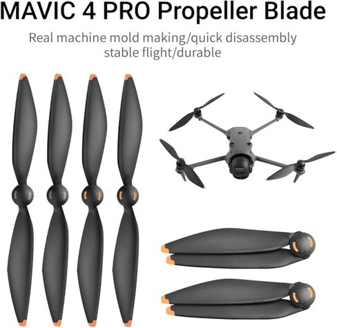 زوجان من شفرات المروحة منخفضة الضوضاء سريعة الإصدار المتوافقة مع DJI Mavic 4 Pro in Saudi Arabia