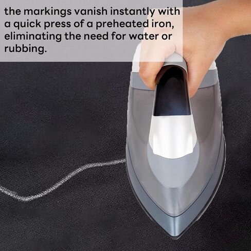 Heat Erasable Fabric Marker for Sewing - Cleaner and More Precise Than Chalk, Quick Mark & Remove, Suitable for Cotton & Knitted Fabrics in Kuwait